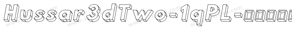Hussar3dTwo-1qPL字体转换