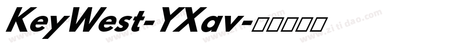 KeyWest-YXav字体转换