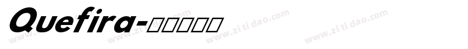 Quefira字体转换