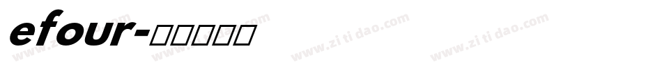 efour字体转换