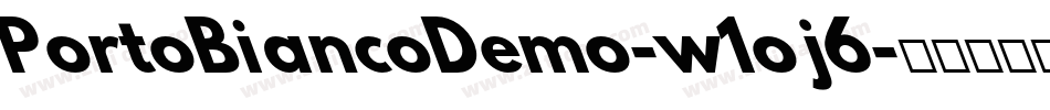 PortoBiancoDemo-w1oj6字体转换