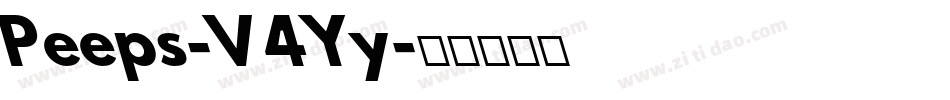 Peeps-V4Yy字体转换