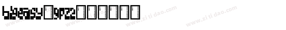 BigEasy-9pZ2字体转换
