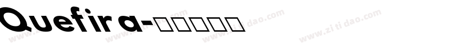 Quefira字体转换
