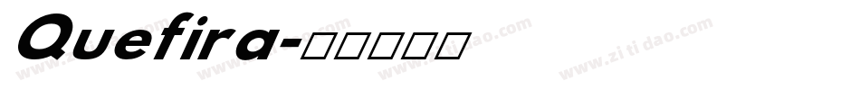 Quefira字体转换