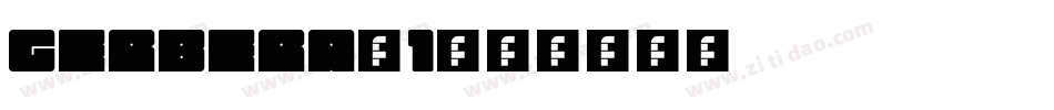 Gerbera-1字体转换