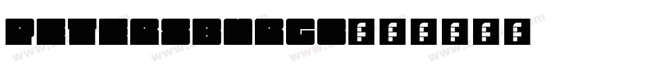 PetersburgC字体转换