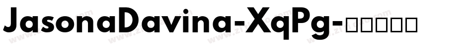 JasonaDavina-XqPg字体转换