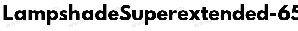 LampshadeSuperextended-65xq字体转换