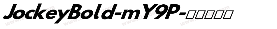 JockeyBold-mY9P字体转换