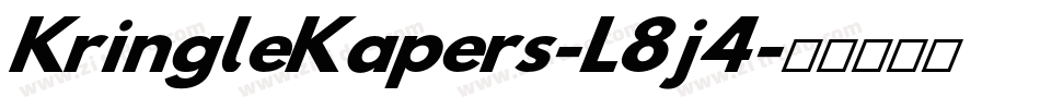KringleKapers-L8j4字体转换