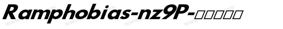 Ramphobias-nz9P字体转换