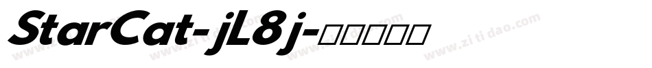 StarCat-jL8j字体转换 StarCat-jL8j字体转换