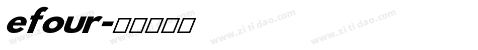 efour字体转换