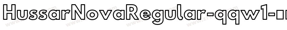 HussarNovaRegular-qqw1字体转换
