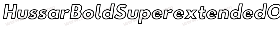 HussarBoldSuperextendedObliqueOne-zqow字体转换