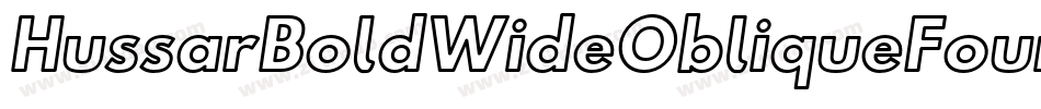 HussarBoldWideObliqueFour-9P8j字体转换