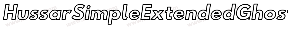 HussarSimpleExtendedGhostObliqueThree-8dWM字体转换