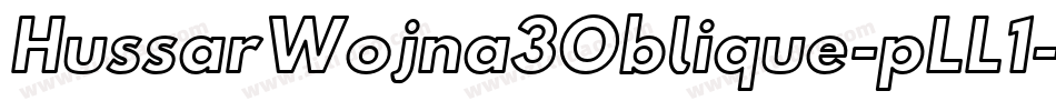 HussarWojna3Oblique-pLL1字体转换