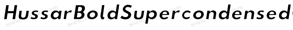 HussarBoldSupercondensedObliqueThree-qq9d字体转换