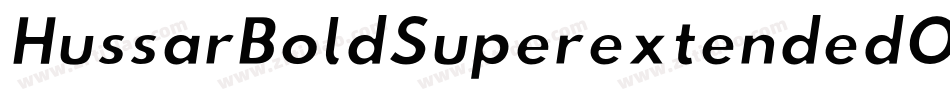 HussarBoldSuperextendedObliqueFive-GegP字体转换