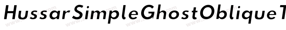 HussarSimpleGhostObliqueThree-vqVZ字体转换