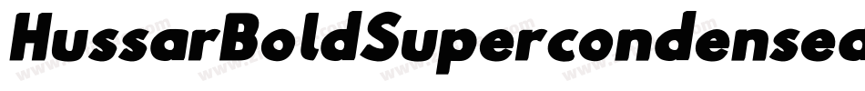 HussarBoldSupercondensedObliqueThree-qq9d字体转换
