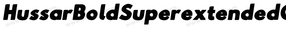 HussarBoldSuperextendedObliqueFive-Je0o字体转换