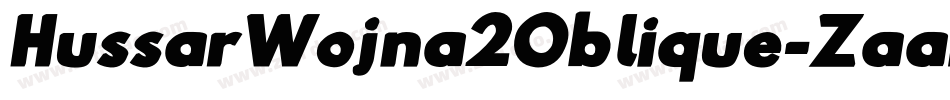 HussarWojna2Oblique-ZaaB字体转换