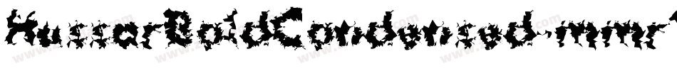 HussarBoldCondensed-mmrV字体转换