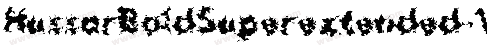 HussarBoldSuperextended-VJKx字体转换