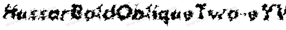 HussarBoldObliqueTwo-eYWO字体转换