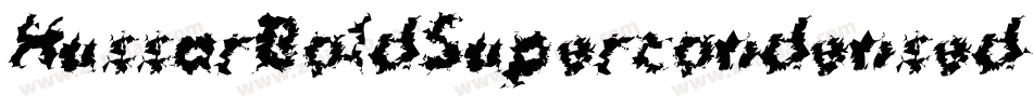 HussarBoldSupercondensed-AW7D字体转换