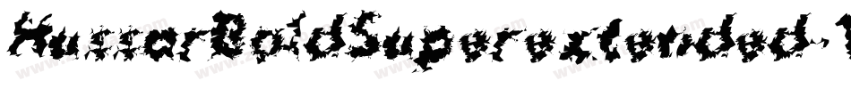 HussarBoldSuperextended-VJKx字体转换