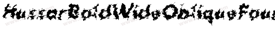 HussarBoldWideObliqueFour-9P8j字体转换