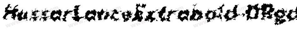 HussarLanceExtrabold-DRgd字体转换