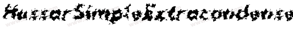 HussarSimpleExtracondensedGhostObliqueThree-M9zp字体转换