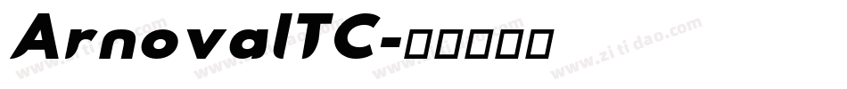 ArnovaITC字体转换