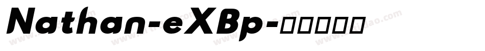 Nathan-eXBp字体转换