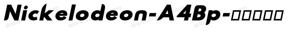 Nickelodeon-A4Bp字体转换