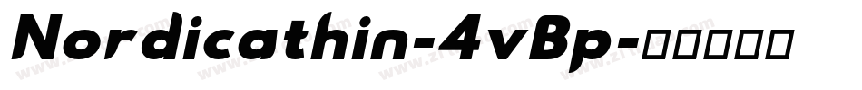 Nordicathin-4vBp字体转换
