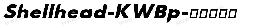 Shellhead-KWBp字体转换