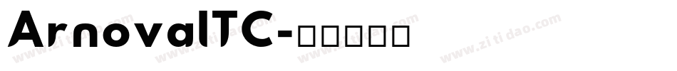 ArnovaITC字体转换