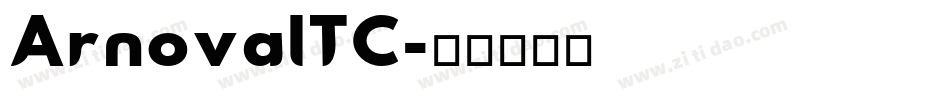 ArnovaITC字体转换