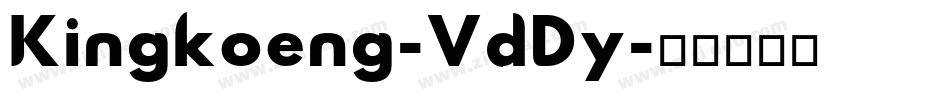 Kingkoeng-VdDy字体转换