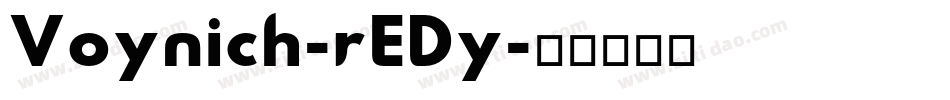 Voynich-rEDy字体转换