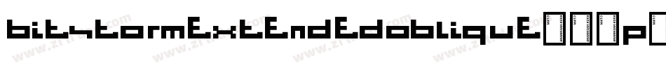 BitstormExtendedOblique-15p0字体转换