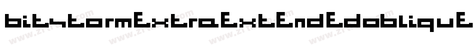 BitstormExtraextendedOblique-Yrjq字体转换