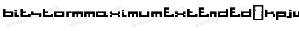 BitstormMaximumextended-KPjW字体转换