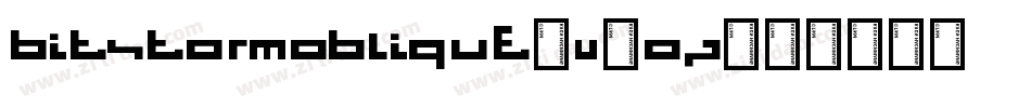 BitstormOblique-v7oZ字体转换